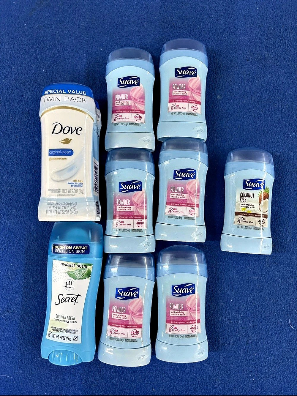 Suave Antiperspirant Deodorant Powder Invisible Solid Lot